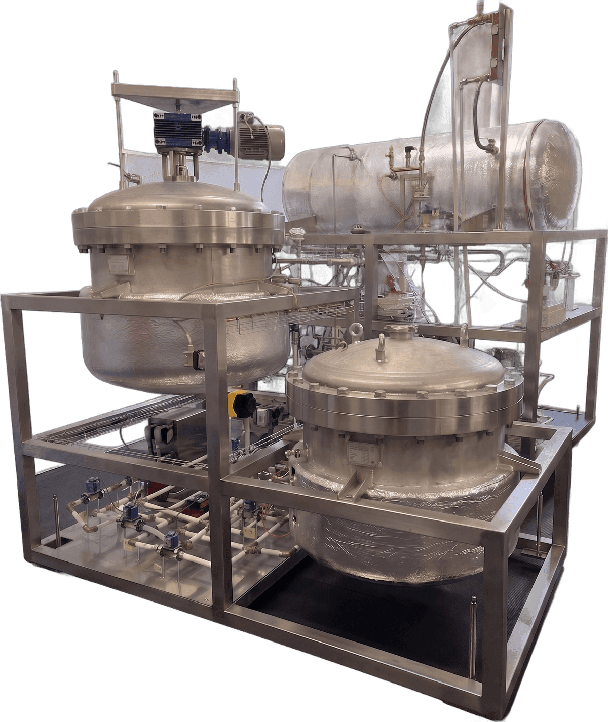 Extraction machine, designed and built by Tetra